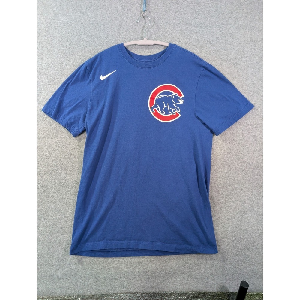 Nike Chicago Cubs Seiya Suzuki #27 Shirt Mens Small Blue MLB The Nike Tee